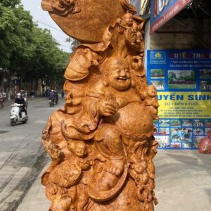 Di Lặc Ngũ Tiểu Đứng Bao Tiền Nu Hương