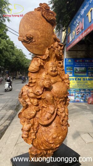 Di Lặc Ngũ Tiểu Đứng Bao Tiền Nu Hương