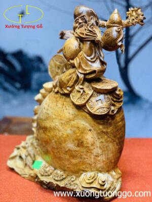 Tượng Ông Thọ Gỗ Nu Ngọc Am