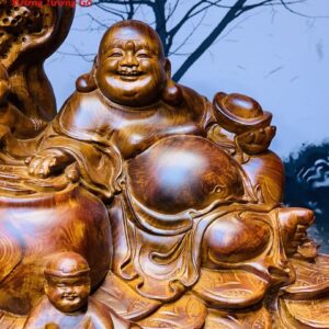 Di Lặc Nhị Tiểu Cây Tùng Cẩm Lai
