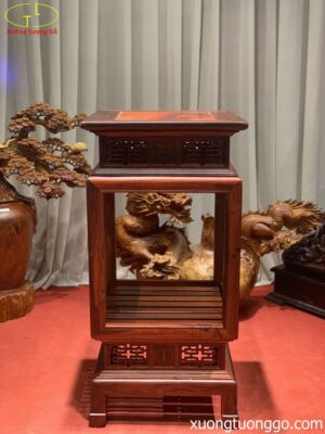 Đôn Lồng Đèn Gỗ Hương