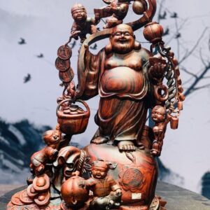 Tượng Di Lặc Gánh Gầy Ngũ Phúc