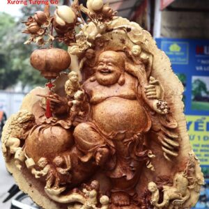 Di Lặc 5 Tiểu Vác Đào Đứng Gậy Như Ý Nu Hương