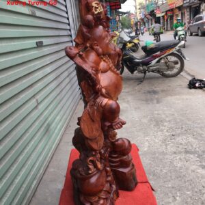 Tượng Di Lạc Tam Tiểu Ôm Gốc Sâm