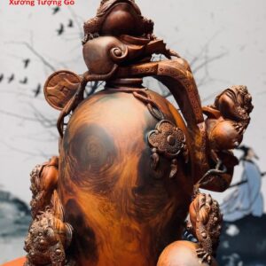 Ngũ Cóc Chấn Chum Tiền Gậy Như Ý Trắc