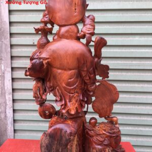 Tượng Di Lạc Tam Tiểu Ôm Gốc Sâm
