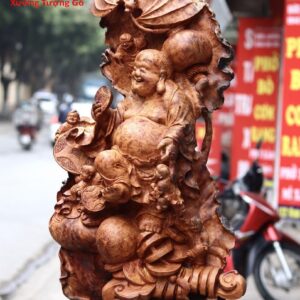 Di Lặc Ngũ Tiểu Đứng Đồng Xu Tiền Nu Hương