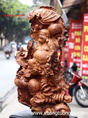 Di Lặc Ngũ Tiểu Đứng Đồng Xu Tiền Nu Hương