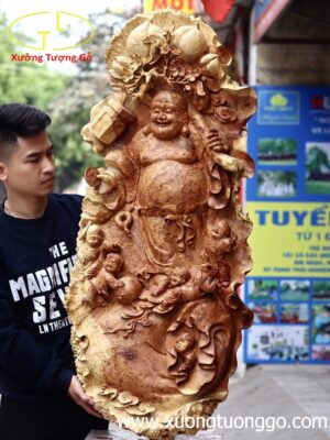 Di Lặc Ngũ Tiểu Gỗ Nu Hương
