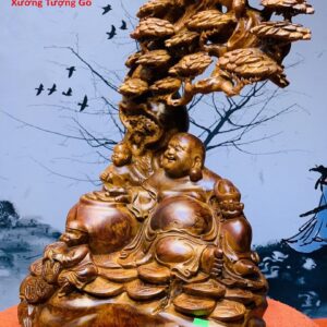 Di Lặc Nhị Tiểu Cây Tùng Cẩm Lai