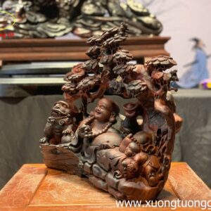 Tượng Phật Di Lặc Nhất Tiểu Nghê Cây Tùng