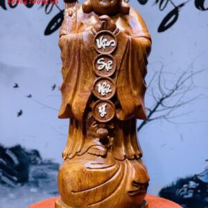 Di Lặc Chúc Phúc Gỗ Hương