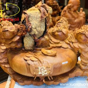 Ngũ Cóc Ôm Đá Chấn Chum Tiền