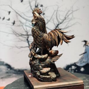 Tượng Gia Đình Gà Hoa Đồng Tiền