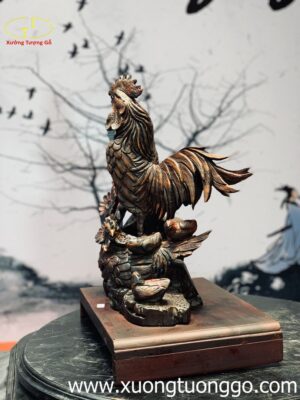 Tượng Gia Đình Gà Hoa Đồng Tiền