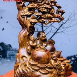 Di Lặc Nhị Tiểu Cây Tùng Cẩm Lai