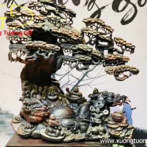 Di Lặc Ngũ Tiểu Ngồi Cây Tùng