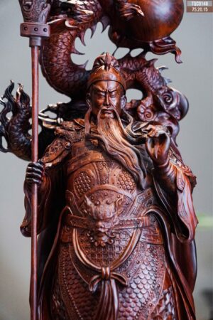 Quan công ngự long gỗ trắc