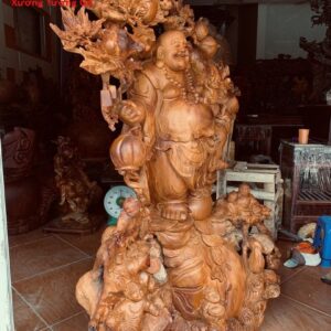 Di Lặc Ngũ Tiểu Vác Cành Đào Hương Ta