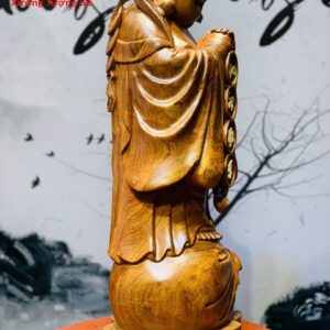 Di Lặc Chúc Phúc Gỗ Hương