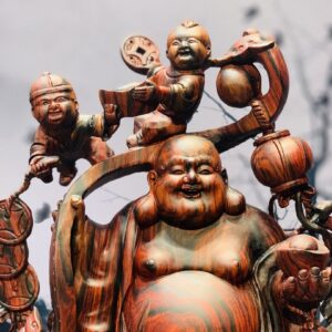 Tượng Di Lặc Gánh Gầy Ngũ Phúc