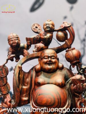 Tượng Di Lặc Gánh Gầy Ngũ Phúc