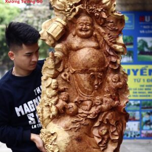 Di Lặc Ngũ Tiểu Gỗ Nu Hương