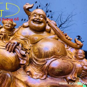 Di Lặc Tam Tiểu Vác Gậy Như ý Hương