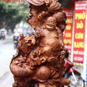 Di Lặc Ngũ Tiểu Đứng Đồng Xu Tiền Nu Hương