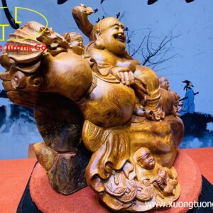 Di Lặc Tam Tiểu Vác Gậy Như ý Hương
