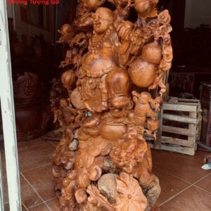 Di Lặc Ngũ Tiểu Vác Cành Đào Hương Ta