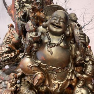Tượng Phật Di Lặc Ngũ Tiểu Nghê Cây Tùng