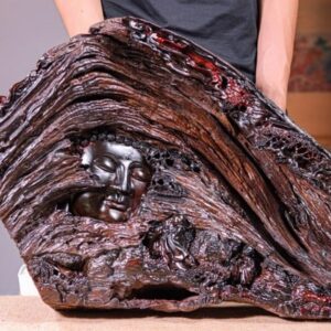 Diện Nhất Tâm Bái Phật Gỗ Trắc Lũa