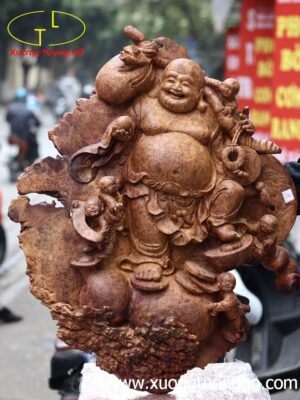 Diện Di Lặc 5 Tiểu Đứng Đồng Xu Tiền Nu Hương