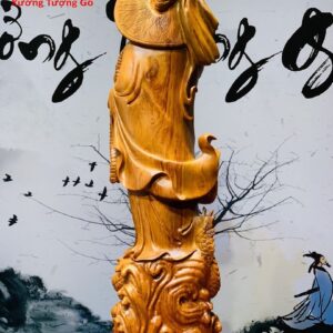 Đạt Ma Đứng Rồng Hương Đá Pho 1M3