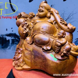 Di Lặc Tam Tiểu Vác Gậy Như ý Hương