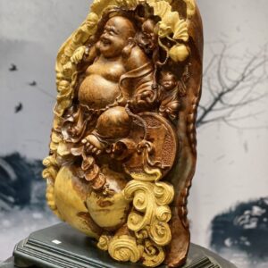 Tượng Phật Di Lặc Tam Tiểu Đứng Hồ Lô