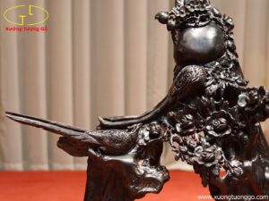 Tiểu Cảnh Chim Trích Hoa Mai Trắc