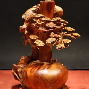 Bình Bon Sai Gỗ Hương