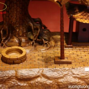 Tiểu Cảnh Cây Đa Giếng Nước Gỗ Hương