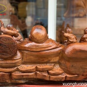 Tượng Phật Di Lặc Ngũ Tiểu Gỗ Cẩm