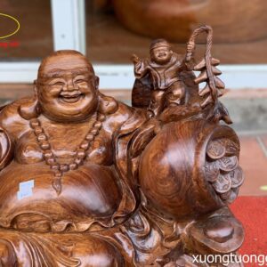 Tượng Phật Di Lặc Ngũ Tiểu Gỗ Cẩm