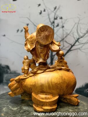 Tượng Phật Di Lặc nhị tiểu đứng bao tiền
