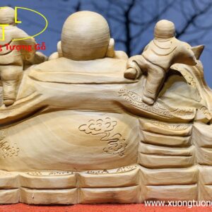 Di Lặc Tam Tiểu Cầm Thỏi Vàng Ngọc Am