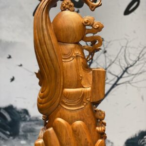 Tượng Phật Quan Âm Ngồi Gỗ Hương