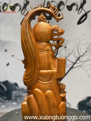 Tượng Phật Quan Âm Ngồi Gỗ Hương