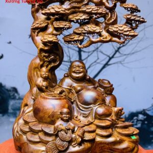Di Lặc Nhị Tiểu Cây Tùng Cẩm Lai