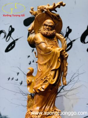Đạt Ma Đứng Rồng Hương Đá Pho 1M3
