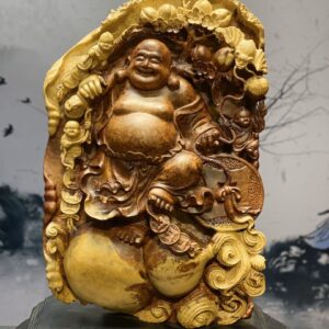Tượng Phật Di Lặc Tam Tiểu Đứng Hồ Lô