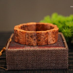 Vòng Tay Gỗ Nu Huyết Long Bản Dẹt